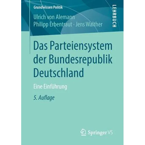 Das Parteiensystem Der Bundesrepublik Deutschland: Eine Einführung