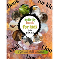 Activity book for kids 3-6 years (animal): Activity book and coloring for kids my spy, easter basket stuffers, for 3-6 years