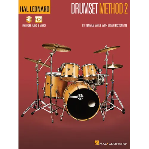 Hal Leonard Drumset Method - Book 2 Book/Online Audio