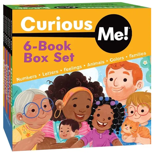 Curious Me!(r) 6-Book Box Set (Numbers, Letters, Colors, Feelings, Animals, and Families)