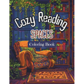 Cozy Reading Spaces Coloring Book: Adults' and Teens Stress Relieving Coloring Pages with Relaxing Cozy, Reader's Nook at Home. For Fun and Restful Co