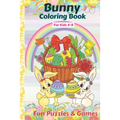 Bunny Coloring Book For kids 4-8 Fun Puzzles And Games: Bunny Activity And Coloring Book Gift For Kids age 4, 5, 6, 7, 8