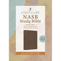 The Light for Life NASB Study Bible--Atlas Edition [Thumb Indexed] (Mocha Brown)