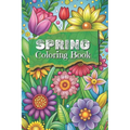 Spring Coloring Book: Adult and Teen Coloring Book - Seasons 50 Themed Pages with Animals, Flowers, Insects 6x9 Inches