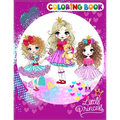 Little Princess Coloring Book: A Perfect Coloring Book for Girls Age 3-12