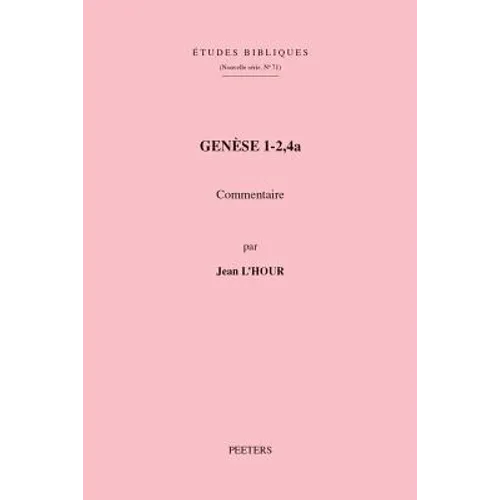 Genese 1-2,4a: Commentaire