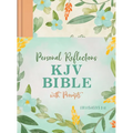Personal Reflections KJV Bible with Prompts (Ecclesiastes 3:11) [Peach Floral]