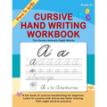 Cursive Handwriting Workbook. The ocean animals sight words: A fun book of cursive handwriting for beginner. Learn to cursive with dot-to-dot letter t