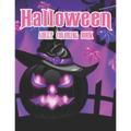 Halloween Adult Coloring Book: New and Expanded Edition, 40 Unique Designs, Jack-o-Lanterns, Witches, Haunted Houses, and More