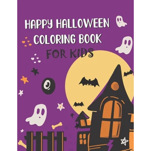 Happy Halloween coloring book for Kids: Mini Halloween Coloring Books, Fun Halloween Gift for Boys and Girls