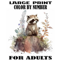 Large Print Color By Number For Adults: Easy Activity Fun Coloring Page Includes With Animals, Flower, Landscape, sea life, Baby Animals and & Much Mo