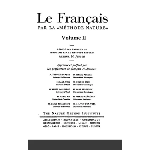 Le Français par la Méthode Nature Volume 2