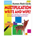 Kumon Multiplication Write and Wipe Flash Cards