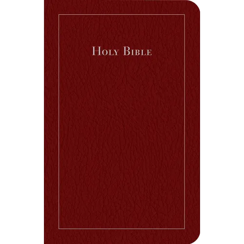 Ceb Common English Bible Thinline, Bonded Leather Burgundy
