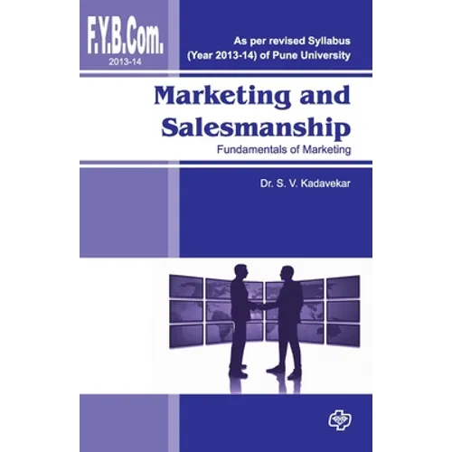 Market. & Salesmanship (Fy Bcom2013 )