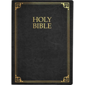KJV Family Legacy Holy Bible, Large Print, Black Genuine Leather, Thumb Index: (Red Letter, Premium Cowhide, 1611 Version)