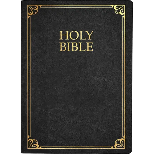 KJV Family Legacy Holy Bible, Large Print, Black Genuine Leather, Thumb Index: (Red Letter, Premium Cowhide, 1611 Version)