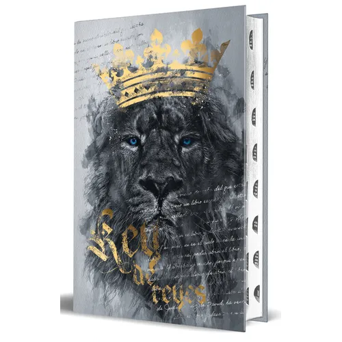 Biblia Rvr 1960 Letra Grande Tamaño Manual, Tapa Dura León Rey de Reyes Con Índice / Spanish Bible Rvr 1960 Handy Size, Large Print, Hardcover