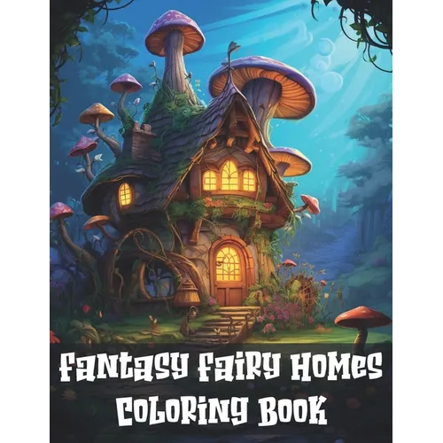 Fantasy Homes Coloring Book: for Adults, a coloring book that transcends the ordinary