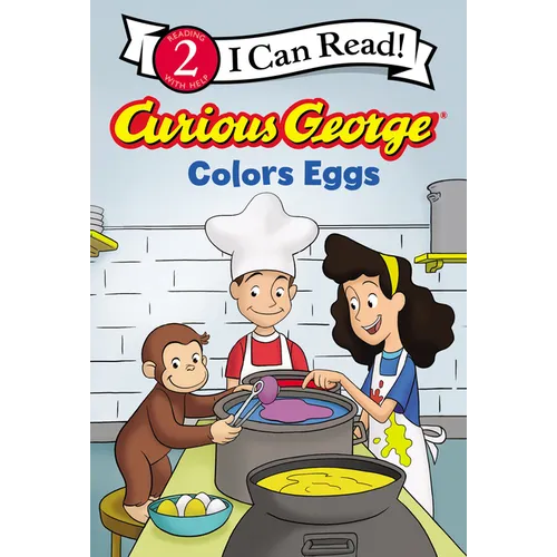 Curious George Colors Eggs: An Easter and Springtime Book for Kids