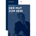 Der Mut Zum Sein