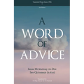 A Word of Advice