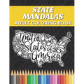 State Mandalas Adult Coloring Book: Floral Mandala Coloring Book for Adults Stress Relieving Designs