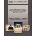 Automatic Pencil Sharpener Co V. Boston Pencil Pointer Co U.S. Supreme Court Transcript of Record with Supporting Pleadings