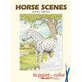 Horse Scenes to Paint or Color