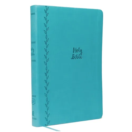 KJV, Value Thinline Bible, Compact, Imitation Leather, Blue, Red Letter Edition