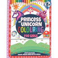 Princess and Unicorn Colouring Book For Girls 3+: Activity Book for kids Unicorn-Princess and Cute Animals: In Colour