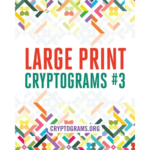 Large Print Cryptograms #3