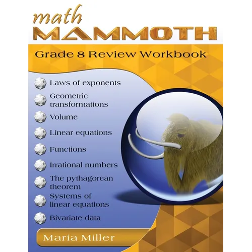 Math Mammoth Grade 8 Review Workbook
