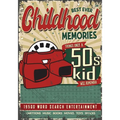 Best Ever Childhood Memories 1950s Word Search Entertainment: Things Only A 50s Kid Will Remember Word Search Book for Adults