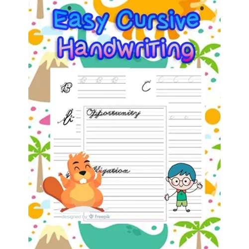 Easy Cursive Handwriting: handwriting tracing workbook-handwriting practice paper for kids-handwriting practice sheets