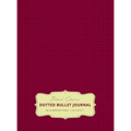 Large 8.5 x 11 Dotted Bullet Journal (Red Wine #20) Hardcover - 245 Numbered Pages