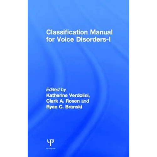 Classification Manual for Voice Disorders-I