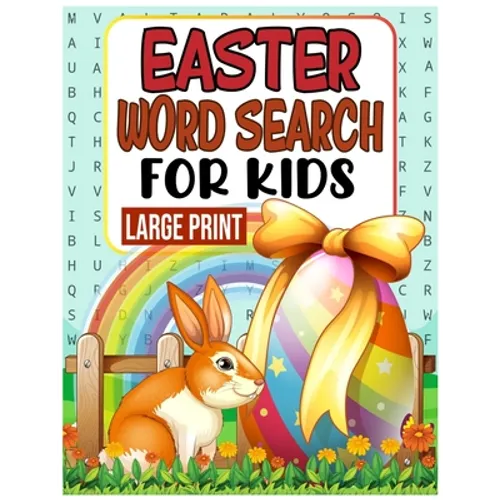 Easter Word Search for Kids LARGE PRINT: 40 Easter Easy Word Search Puzzle Books for Kids Intermediate Level (Word Find Book for Kids)