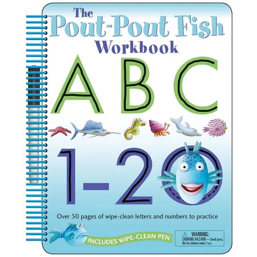 The Pout-Pout Fish: Wipe Clean Workbook Abc, 1-20: Over 50 Pages of Wipe-Clean Letters and Numbers to Practice