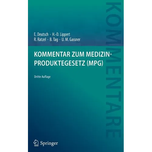 Kommentar Zum Medizinproduktegesetz (Mpg)