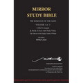 HARDback MARCH 2026 UPDATE Volume 1 LUKE's Gospel & Acts with Commentary 724p 15th Edition MIRROR STUDY BIBLE: Hard Cover Dr. Luke's brilliant account