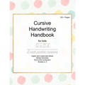 Cursive Handwriting Handbook for kids