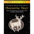 Awesome Deer - Adult Coloring Book: Stress Relieving Designs for Adults Relaxation