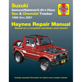 Suzuki Samurai 1986-95, Sidekick 1989-98, X-90 1996-98 & Vitara 1999-01, Geo Tracker 1986-97 & Chevrolet Tracker 1998-01