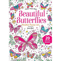 Beautiful Butterflies: Color-Your-Own Mindful Poster Art