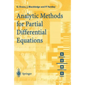 Analytic Methods for Partial Differential Equations