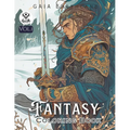 Fantasy Coloring Book: GAIA Earthland. Art activity book that perfect for adults and teens who love Fantasy! It features 40 high-quality illu