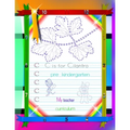 Paper for Tracing ABC for Pre Kindergarten: Dashed line for practice English alphabet writing worksheets for kids everyday. For kids above 2 years old