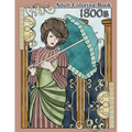 1800s Adult Coloring Book: Renaissance Inspired Fashion and Beauty Coloring Book for Adults