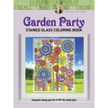 Creative Haven Garden Party Stained Glass Coloring Book